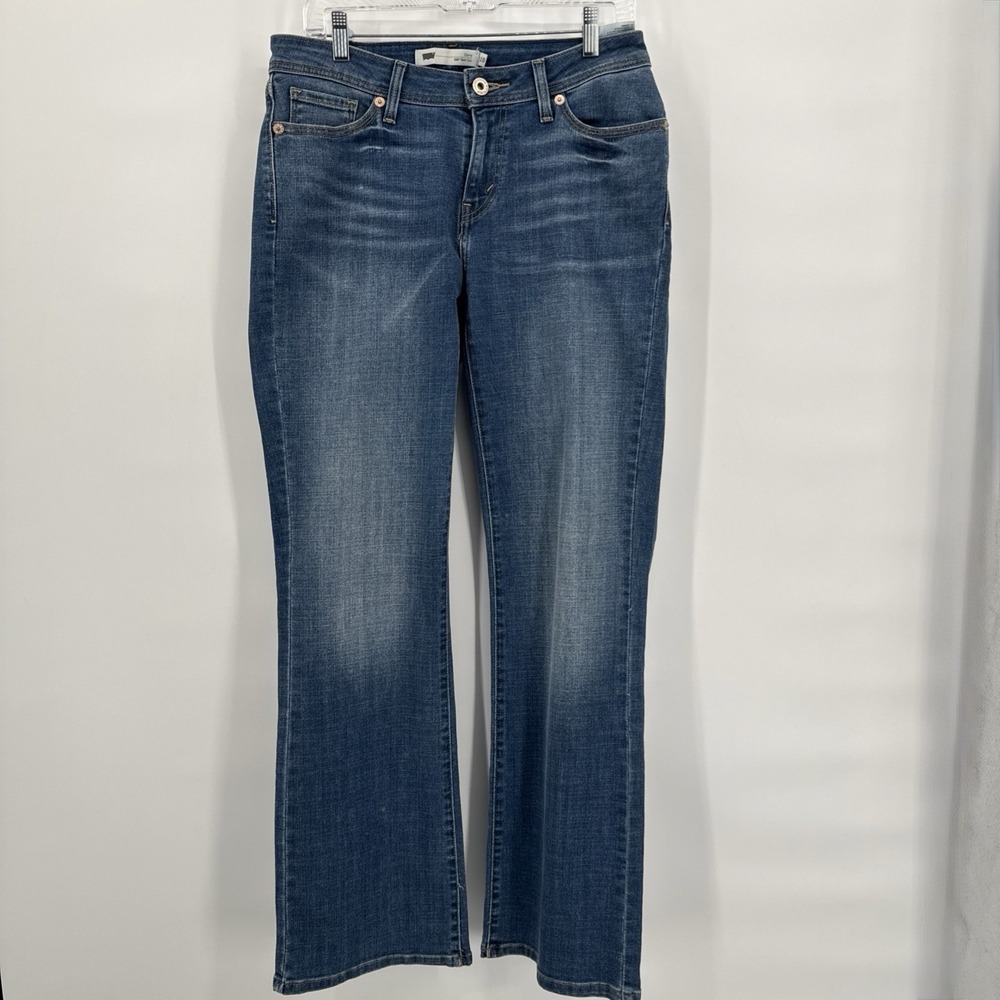 Levis 529 Curvy Bootcut Jeans Womens 10 30/32 Blue Light Wash Stretch Y2K